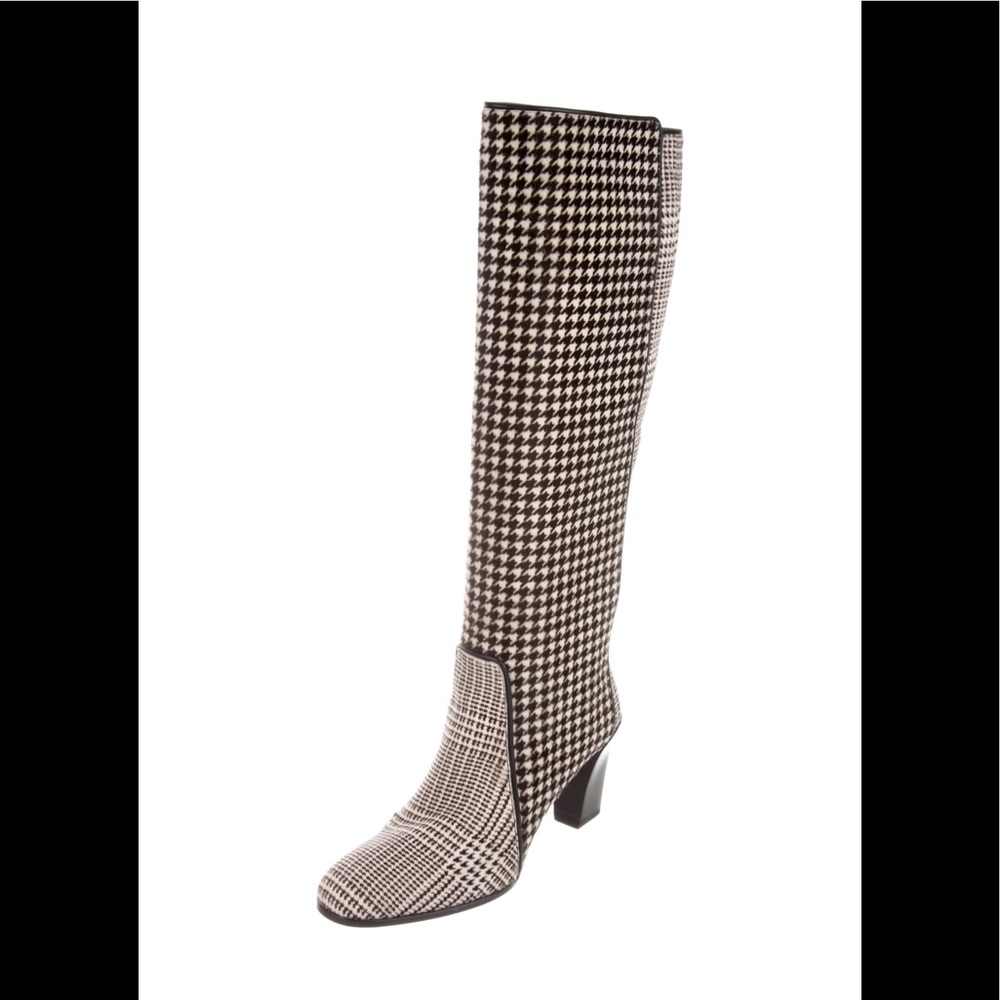 Roger vivier ponyhair knee high boots Size 6.5